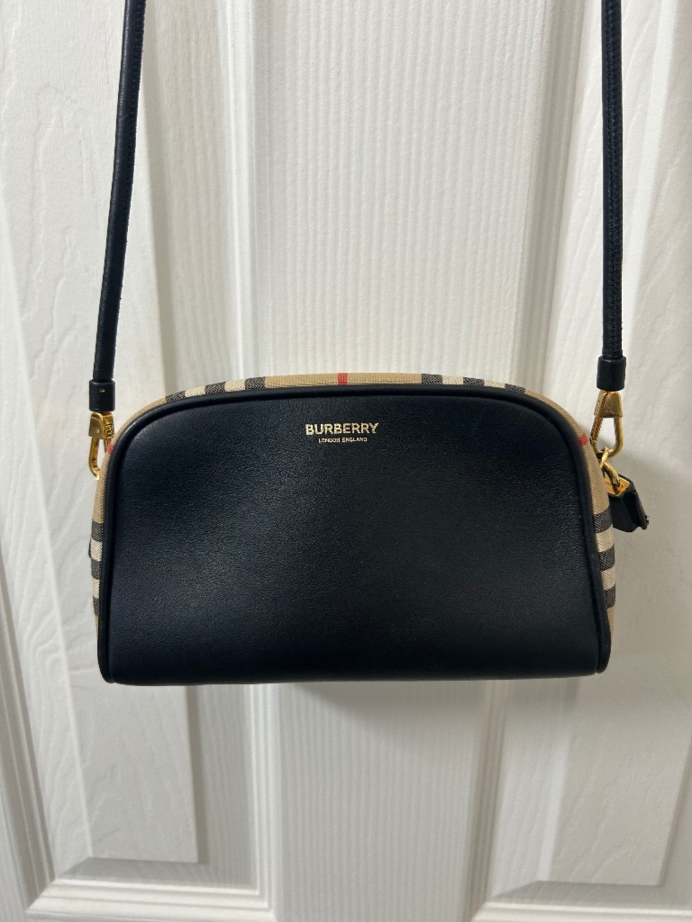 Burberry Half Cube Crossbody Bag